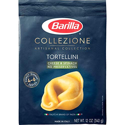 Barilla Collezione Pasta Cheese Spinach Tortellini 12 Ounce Barilla Collezione Pasta Cheese Spinach Tortellini 12 Ounce