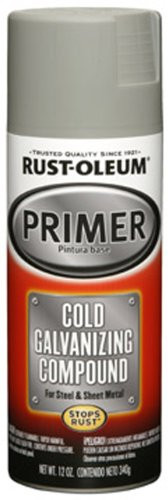 Rust Oleum 249324 Automotive 12 Ounce Cold Galvanizing Compound Spray Paint  Gray