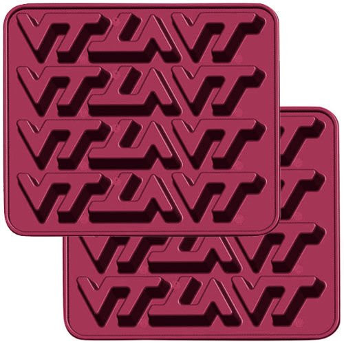 Fanpans NCAA Virginia Tech Hokies Ice Trays & Candy Mold, One Size, Maroon
