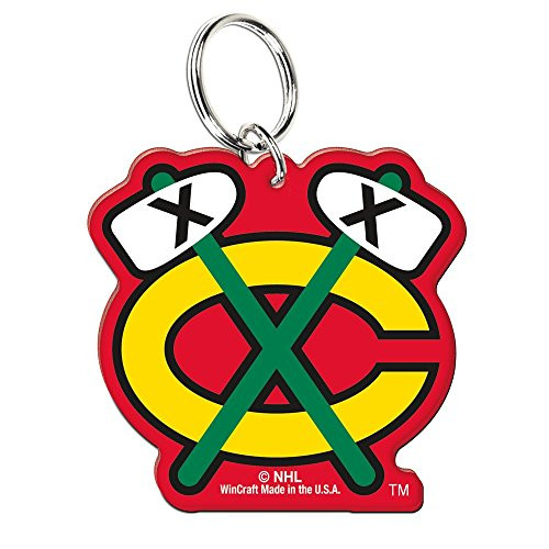 WinCraft NHL 78859012 Chicago Blackhawks Premium Acrylic Key Ring WinCraft NHL 78859012 Chicago Blackhawks Premium Acrylic Key Ring