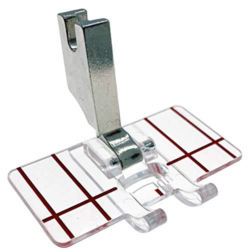 DREAMSTITCH P60621 High Shank Border Guide Presser Foot for All High Shank Babylock Brother Husqvarna Viking Janome Juki Pfaff Singer High Shank Sewing Machine P60621 DREAMSTITCH P60621 High Shank Border Guide Presser Foot for All High Shank Babylock Brother Husqvarna Viking Janome Juki Pfaff Singer High Shank Sewing Machine P60621