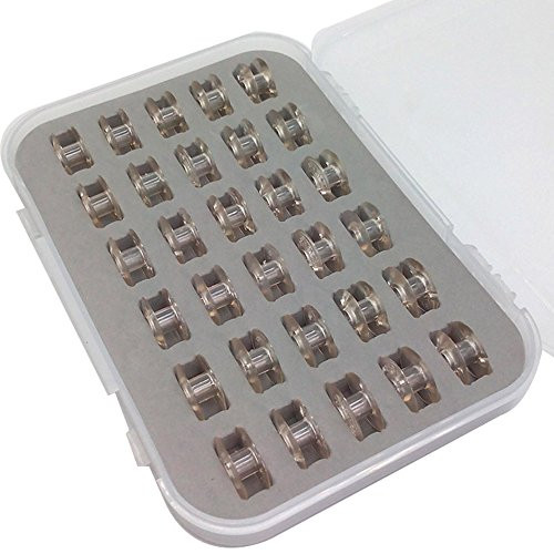 HONEYSEW Box of 30 Plastic Bobbins 172336S Singer 8774 9005 8007 9010 9015 9018 Class 66 Bobbins Also fits White 8600 8800172222p Singer Class 66 Bobbin