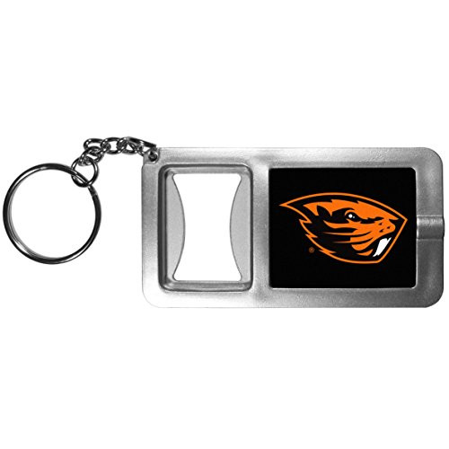 NCAA Siskiyou Sports Fan Shop Oregon State Beavers Flashlight Key Chain with Bottle Opener One Size Black NCAA Siskiyou Sports Fan Shop Oregon State Beavers Flashlight Key Chain with Bottle Opener One Size Black