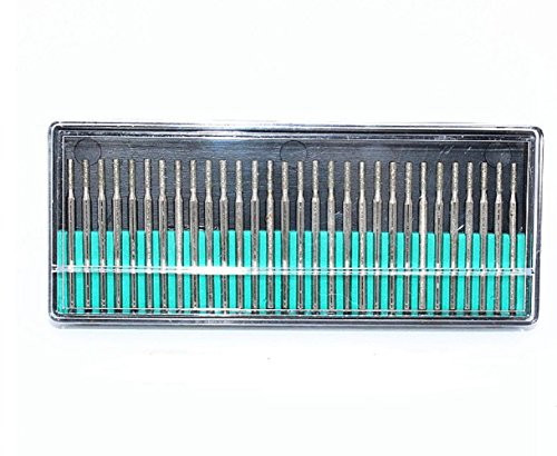 30Pcs Set 2mm Diamond Drill Bit Kit for Jewelry  Beach  Sea Glass Shells  Gemstones Lapidary ect1