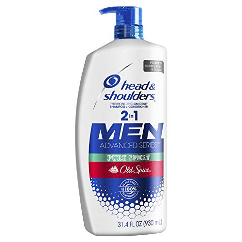 Head and Shoulders Old Spice Pure Sport 2 in 1 Anti Dandruff Shampoo   Conditioner 31 4 fl oz