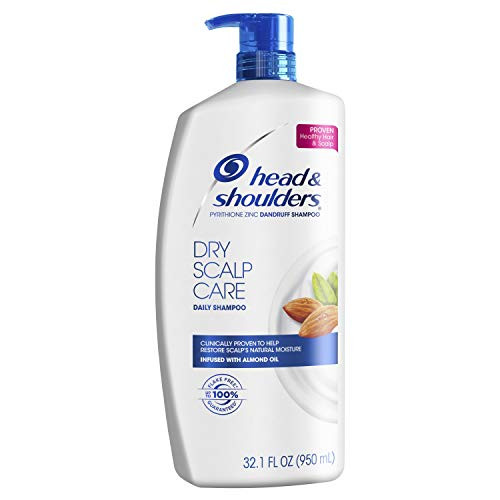 Head and Shoulders Dry Scalp Care with Almond Oil Anti Dandruff Shampoo 32 1 Fl Oz  Packaging May Vary