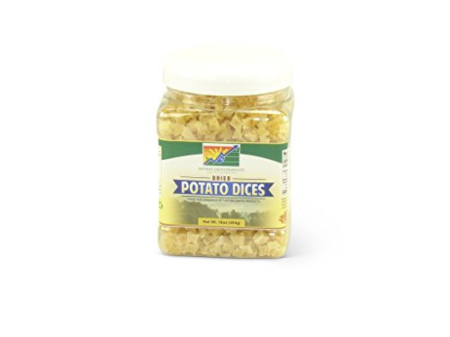 Mother Earth Products Dried Potato Dices  Quart Jar