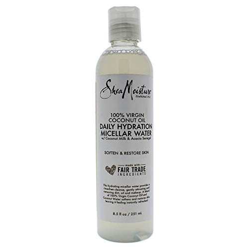 Shea Moisture 100 Percent Virgin Coconut Oil Daily Hydration Micellar Water 8 5 Ounce Shea Moisture 100 Percent Virgin Coconut Oil Daily Hydration Micellar Water 8 5 Ounce