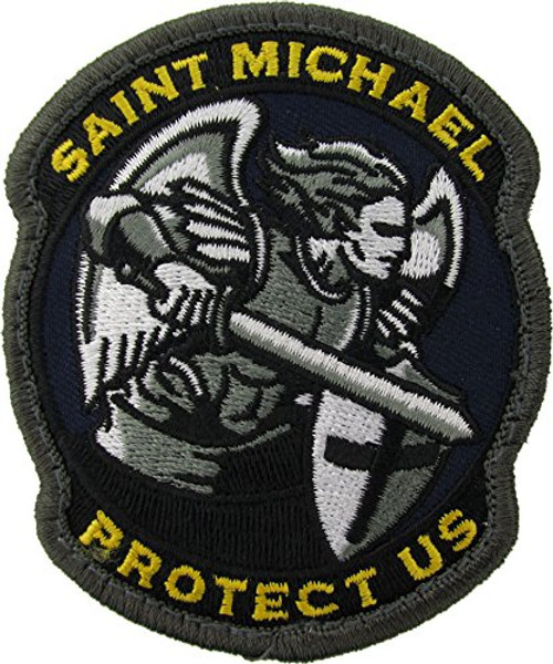 Saint Michael Modern Morale Patch Full Color Saint Michael Modern Morale Patch Full Color