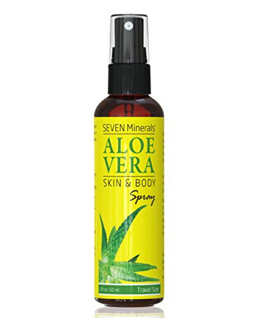 Travel Size Organic Aloe Vera Spray with 100 Pure Aloe From Freshly Cut Aloe Plant Not Powder No Xanthan So It Absorbs Rapidly With No Sticky Residue 2 fl oz Travel Size Organic Aloe Vera Spray with 100 Pure Aloe From Freshly Cut Aloe Plant Not Powder No Xanthan So It Absorbs Rapidly With No Sticky Residue 2 fl oz
