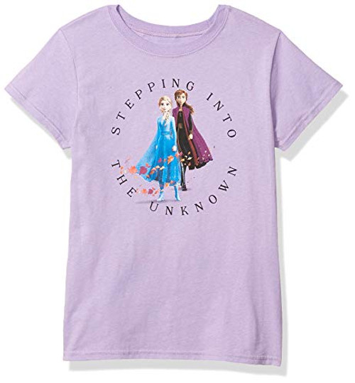 Disney Frozen 2 Anna Elsa Girls Stepping T Shirt X Large Lavendar Disney Frozen 2 Anna Elsa Girls Stepping T Shirt X Large Lavendar