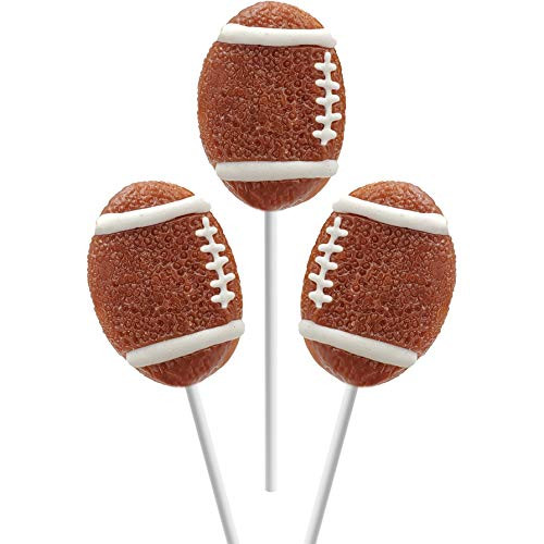 Football Lollipops Suckers Sports Pops  2  Suckers  12 Pack