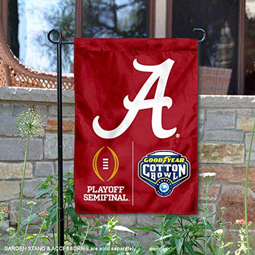 College Flags   Banners Co  Alabama Crimson Tide 2015 Football Playoff Yard Flag and Garden Flag