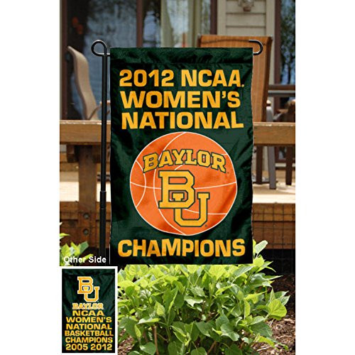Baylor Womens Basketball Champs Garden Flag and Yard Banner