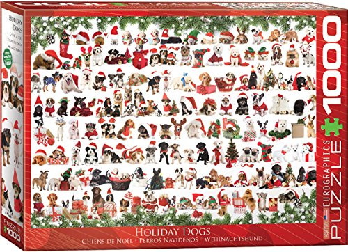 EuroGraphics Christmas Puppies Puzzle (1000 Pieces)