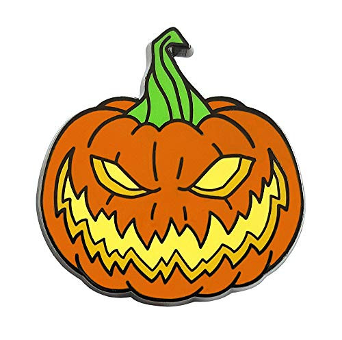 Pinsanity Creepy Horror Halloween Pumpkin Enamel Lapel Pin