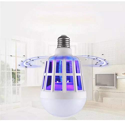 AS AllAccessoriesshop Bug Light Zapper Indoors and Outdoor   Mosquito Killer Trap Insect Bug Zapper Electric Fly Trap Mosquito Attractant