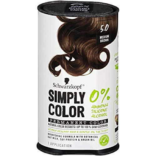 Schwarzkopf Simply Color Permanent Hair Color  5 0 Medium Brown