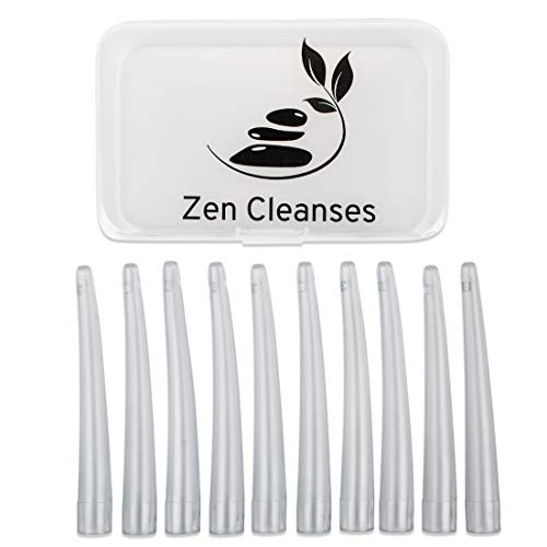 Zen Cleanse Enema Nozzle Tips for Reusable Enema Bag Kit  Box of 10