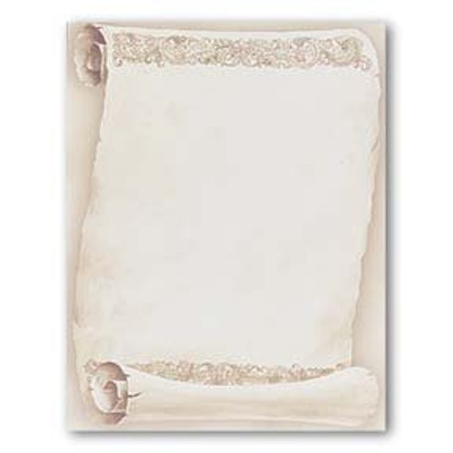 Masterpiece Florentine Scroll Letterhead   8 5 x 11   25 Sheets