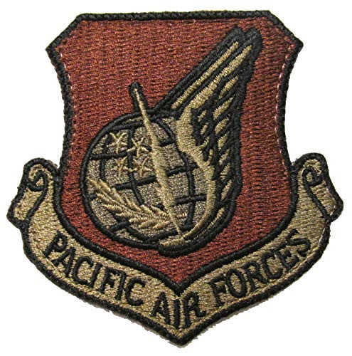 U S  Air Force Pacific Air Forces  PACAF  OCP Patch with Hook Fastener   Spice Brown