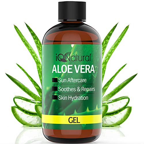 Aloe Vera Gel   Organic Aloe Vera Gel Cold Pressed   Organic Aloe for Healthy Skin  Hair   After Sun Relief   Made from Aloe Vera Juice Straight from the Plant  8oz Size