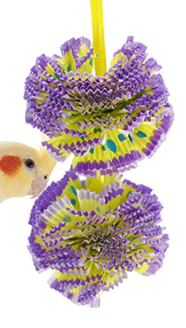Bonka Bird Toys 1065 Duo Paper Puff Budgie Parrotlet Finch Bonka Bird Toys 1065 Duo Paper Puff Budgie Parrotlet Finch