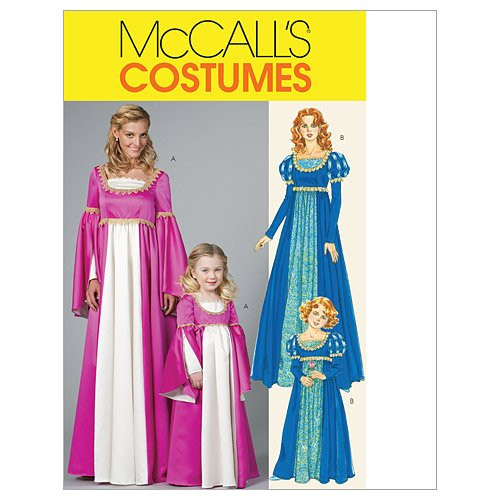 McCall's Patterns M6141 Misses'/Children's/Girls' Renaissance Costumes, Size MISS (SML-MED-LRG-XLG) McCall's Patterns M6141 Misses'/Children's/Girls' Renaissance Costumes, Size MISS (SML-MED-LRG-XLG)