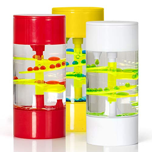 Big Mo s Toys Liquid Motion Spiral Timer Toy for Sensory Play   Relaxing Bubble Motion Autism ADHD Fidget Toy  Calming Toy  Sensory Visual Relaxation Desk Toy  One Piece  Assorted