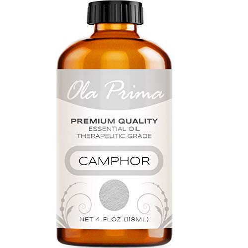Ola Prima 4oz Premium Quality Camphor Essential Oil 4 Ounce Bottle Therapeutic Grade Camphor Oil Ola Prima 4oz Premium Quality Camphor Essential Oil 4 Ounce Bottle Therapeutic Grade Camphor Oil