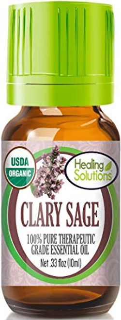 Organic Clary Sage Essential Oil 100 Pure USDA Certified Organic Best Therapeutic Grade Essential Oil 10ml Organic Clary Sage Essential Oil 100 Pure USDA Certified Organic Best Therapeutic Grade Essential Oil 10ml