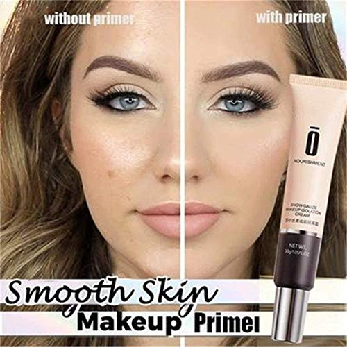 2Pcs Por eless Primer Cream  No Pore Blem Primer Base  Redness   Pore Covering Green Toned Makeup Base Primer  Skin Tone Correcting and Brightening Primer Purple Toned Makeup Base Primer  Natural
