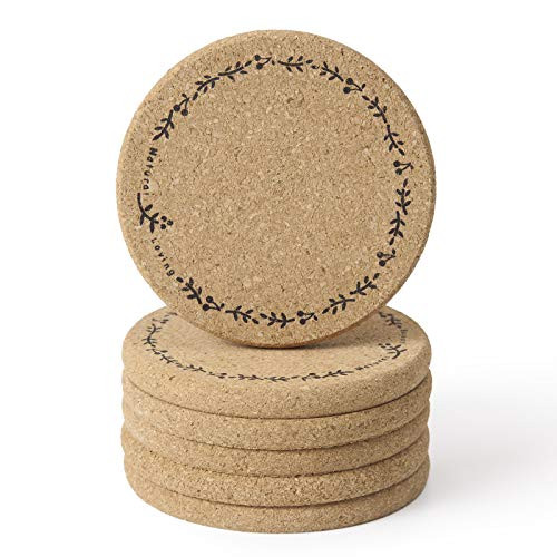 Cork Coasters for Drinks Cork of 4 inch Trivets Set Round Corkboard Trivets with Flowers Decor for Hot Pots and Pans Baking Kitchen Trivet of 6pcs Cork Coasters for Drinks Cork of 4 inch Trivets Set Round Corkboard Trivets with Flowers Decor for Hot Pots and Pans Baking Kitchen Trivet of 6pcs