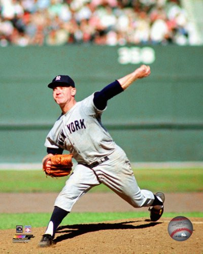 MLB Whitey Ford New York Yankees Action Photo 8x10