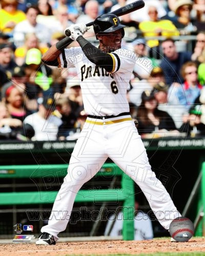 MLB Starling Marte Pittsburgh Pirates 2013 Action Photo 8x108
