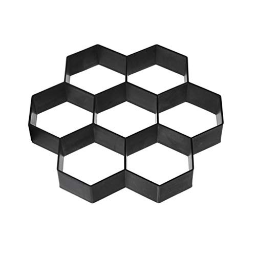 Yarnow Concrete Pavement Stone Mold Patio Path Pavement Walk Maker Mold Cement Mold Driveway Paving Stepping Brick Maker