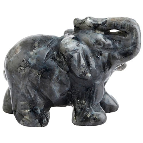 mookaitedecor Labradorite Crystal Elephant Sculpture Statue Crafts Healing Reiki Pocket Gemstone Figurines 1 5 Inch mookaitedecor Labradorite Crystal Elephant Sculpture Statue Crafts Healing Reiki Pocket Gemstone Figurines 1 5 Inch