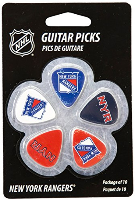 Woodrow Guitar by The Sports Vault NHL New York Rangers Guitar Picks 10 Pack Woodrow Guitar by The Sports Vault NHL New York Rangers Guitar Picks 10 Pack