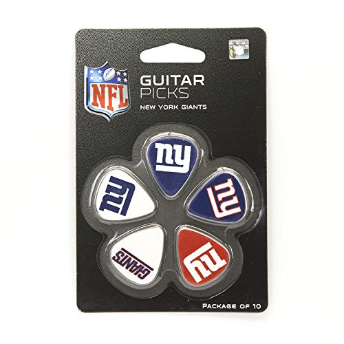 Woodrow Guitar by The Sports Vault NFL New York Giants Guitar Picks  10 Pack