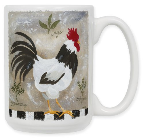 Art Plates "Farm Jennifers Rooster Art Print Ceramic Coffee Mug Cup" Ceramic Coffee Mug, 15 oz Art Plates "Farm Jennifers Rooster Art Print Ceramic Coffee Mug Cup" Ceramic Coffee Mug, 15 oz