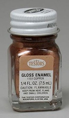 Copper Testors Enamel Plastic Model Paint