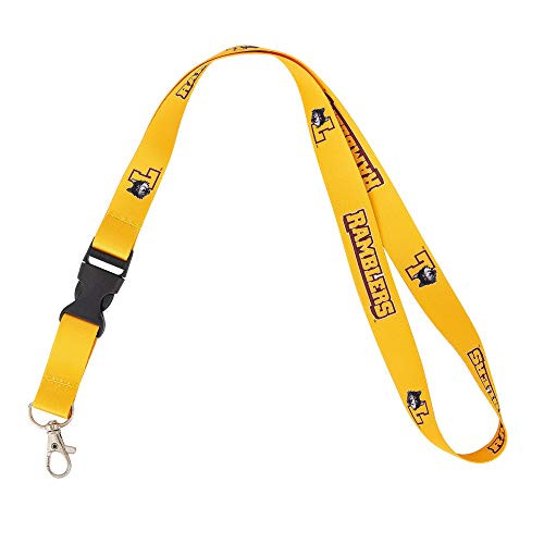 Loyola University Chicago LUC Ramblers NCAA Car Keys ID Badge Holder Lanyard Keychain Detachable Breakaway Snap Buckle