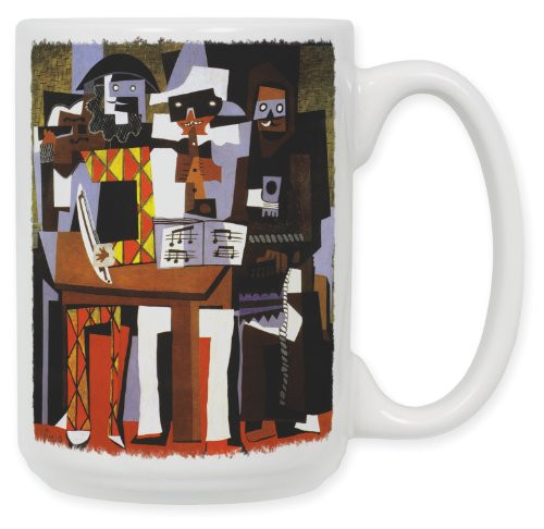 Art Plates "Picasso: Three Musicians" Ceramic Coffee Mug, 15 oz