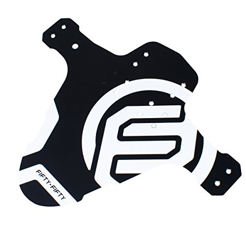 FIFTY FIFTY Mountian Bike Fender MTB Mudguard Front and Rear Compatible Fits 26   27 5   29   Plus Size and Fat Bike Wheel Sizes White FIFTY FIFTY Mountian Bike Fender MTB Mudguard Front and Rear Compatible Fits 26   27 5   29   Plus Size and Fat Bike Wheel Sizes White