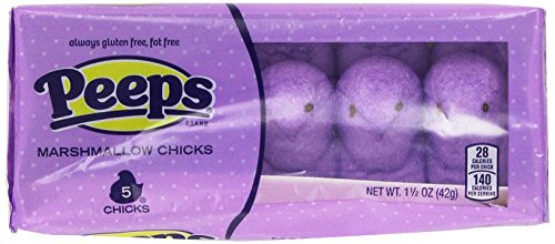 Marshmallow Peeps Lavendar Chicks 5ct