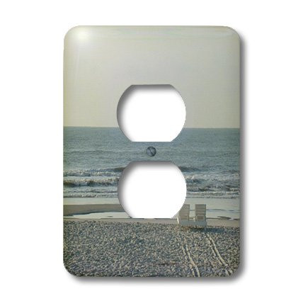 3dRose LLC lsp_23244_6 Relaxing On Beach, 2 Plug Outlet Cover