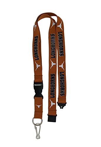 SLW Texas Longhorns Keychain Badge Holder Lanyard