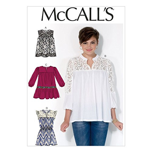McCall Pattern Company M7095 Misses  Tops and Tunics  Size Y