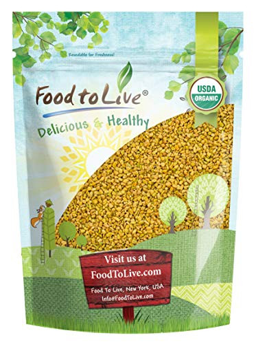 Organic Fenugreek Seeds  1 5 Pounds  Non GMO  Raw  Whole Methi  Kosher  Vegan  Bulk  Rich in Iron  Copper and Fiber