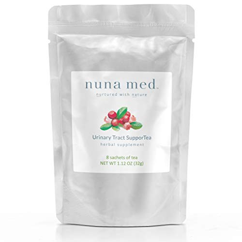 Urinary Tract SupporTea by Nuna Med   Herbal Tea Solution For Urinary Tract Health  UT Support    Kidney and Bladder Tea made with Uva Ursi  Bearberry    Marshmallow Root  8 Count Pouch